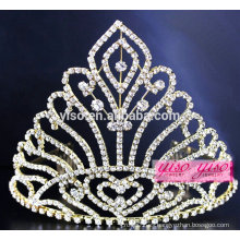 Personalizado, hacer, feriado, moda, pavo real, corona, tiaras